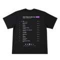 PLAYLIST TEE BLACK
